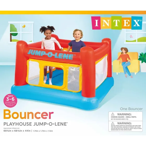 Colchon Castillo Saltarin Inflable P/ Niños 1a5 Años Intex. 