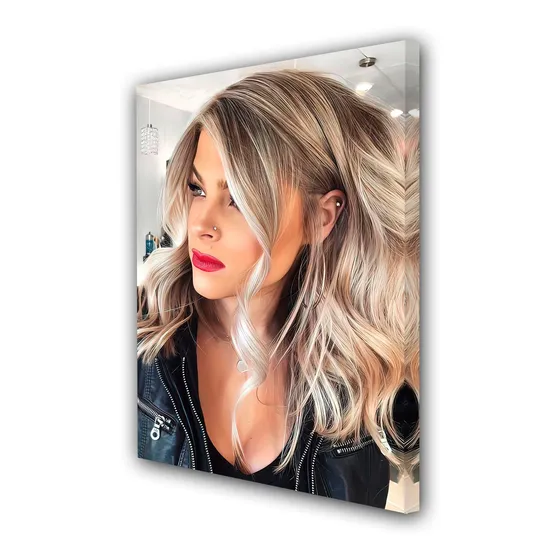 Cuadro 50x75cm Peluqueria Estetica Belleza M1