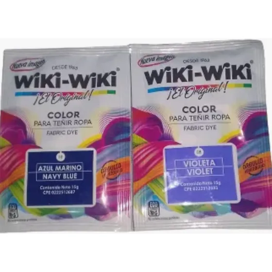 Wiki Viki Para Teñir Ropa, 2 Unidades 
