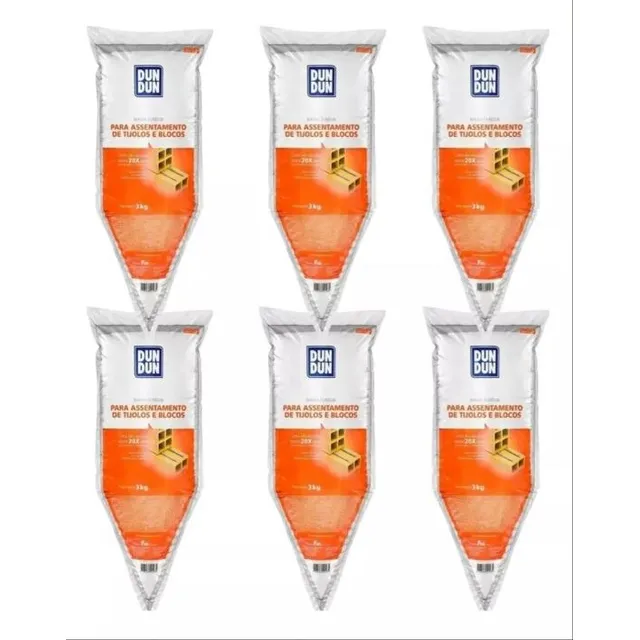 Set X 6 Masa Dun Dun Adhesivo Listo Para Usar Ladrillos 3kg