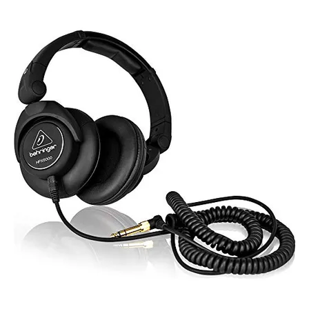 Auriculares Behringer Hpx6000 Negras, Sonido Superior Y Grav