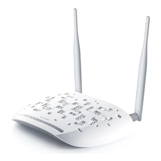 Modem Router Td-w8961 Tp-link 300 Mbps 2 Antenas Adsl2+
