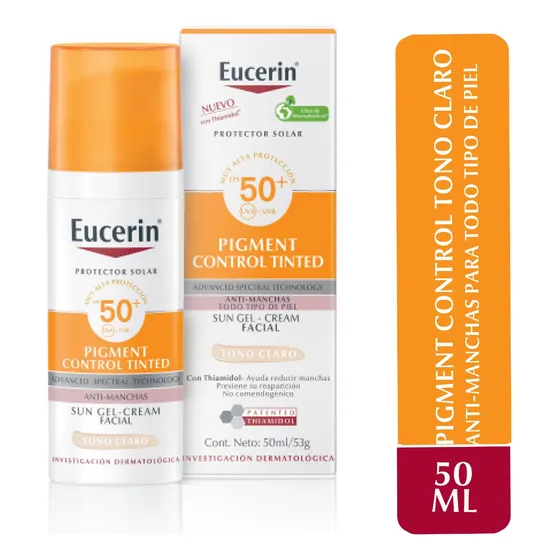 Protector Eucerin Pigment Control Fps50 Tono Claro