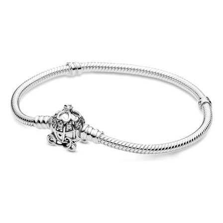 Bracelete Pandora Disney Com Fecho Carruagem Cinderela Bracelete Pandora Disney Com Fecho Carruagem Cinderela