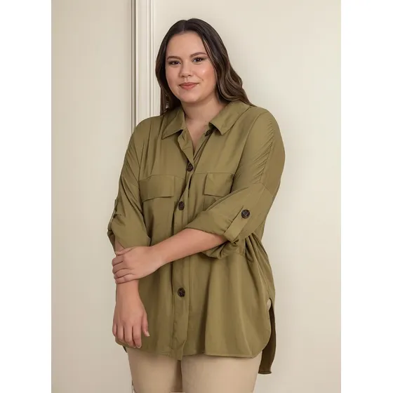Camisa Oversize Para Dama