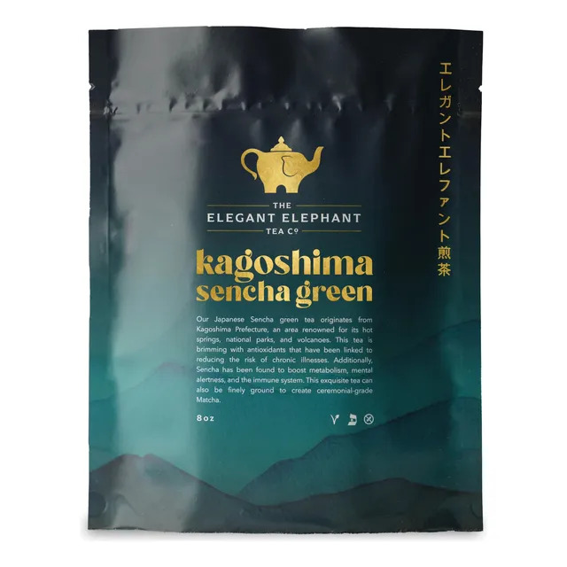 Te Verde Japones De Hojas Sueltas De Lujo  Kagoshima Sencha
