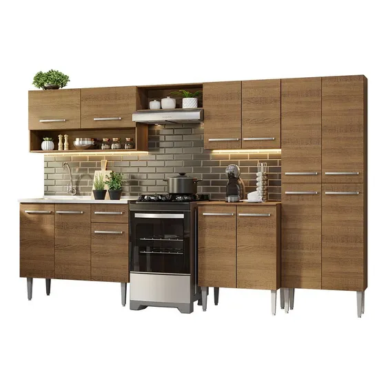 Cocina Integral 293cm Con Fregadero Emilly Madesa 09