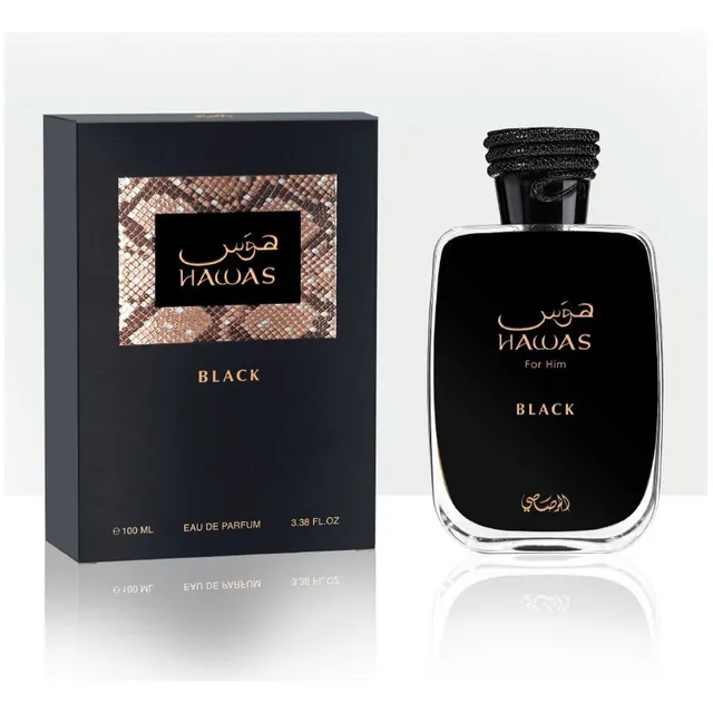 Perfume Rasasi Hawas Black Edp / Inspirado Nishane Hacivat
