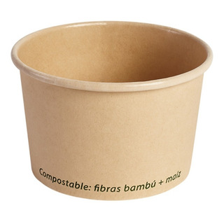 Envase 5 Oz Bambú Biodegradable 50 Piezas Envase 5 Oz Bambú Biodegradable 50 Piezas