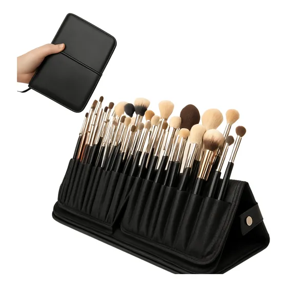 Set De 30 Brochas De Maquillaje Profesional + Estuche