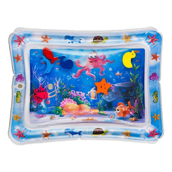Cojín Tapete Agua Inflable Para Bebes Estimulación Temprana