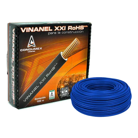Caja 100 Mts Cable Rojo Thw Cal 8 Awg Condumex Vinanel Xxi