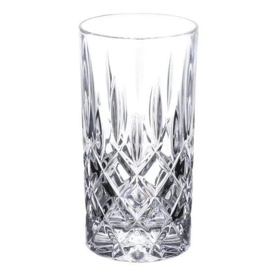 24 Vasos De Vidrio Cortado Cristal Eternal Stovmex Mayoreo Color Transparente