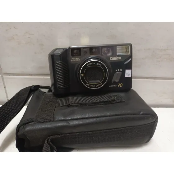 N°1161 Antiga Câmera Konica Mr70lx - Sucata Não Funciona
