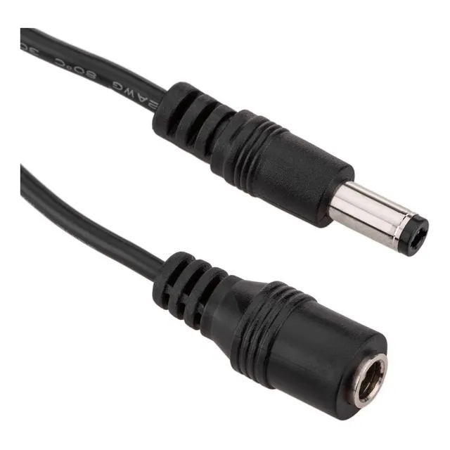 Jack Dc 2.1 Plug Macho Hembra Conector Cinta Led 12v Supli
