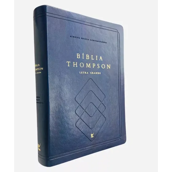 Bíblia De Estudo Thompson Aec Letra Grande Azul Luxo Capa Nova fIndice De Thompson Religião Vol Grande Editorial Editora Vida Capa Mole Edição 1ª Edição 2025 Em Português 2025