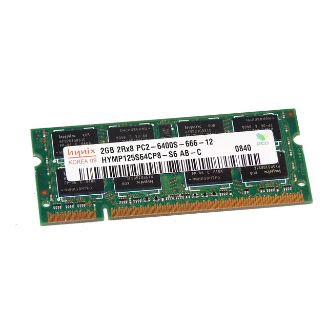 Memoria Ram 2gb Hynix 2rx8 Pc2-6400s 800mhz Hymp125s64cp8-s6