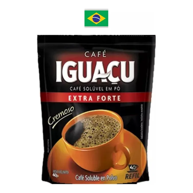 Café Solúvel Em Pó Extra Forte 40g Sachê Iguaçu