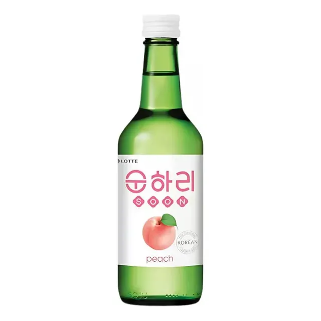 Soju Coreano Pessego Chum Churum 12% Coreia