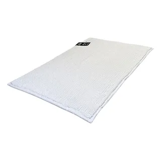 Tapete Banheiro Bolinha Grande Antiderrapante 50cm X 70cm Cor Branco Lisa Tapete Banheiro Bolinha Grande Antiderrapante 50cm X 70cm Cor Branco Lisa