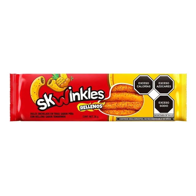 Dulce Skwinkles Rellenos Piña 1 Pieza 26g