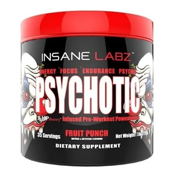 Psychotic 35 Servicios Pre Workout Insane Labz Tienda Fisica