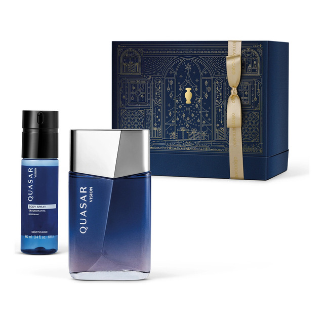 O Boticário - Presente Quasar Vision 100 Ml cada + Caixa presente O Boticário - Presente Quasar Vision 100 Ml cada + Caixa presente