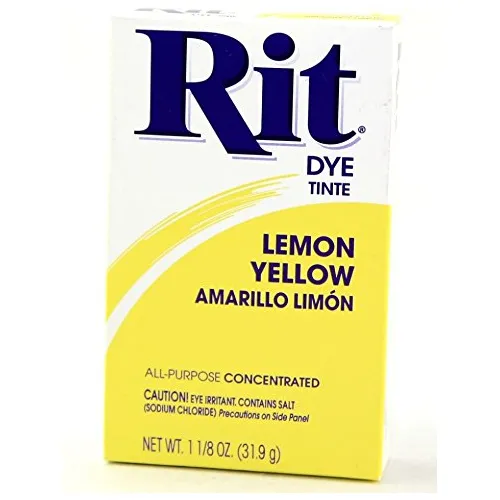 Tinte Tela Concentrado Polvo Amarillo Limon - Cada Uno