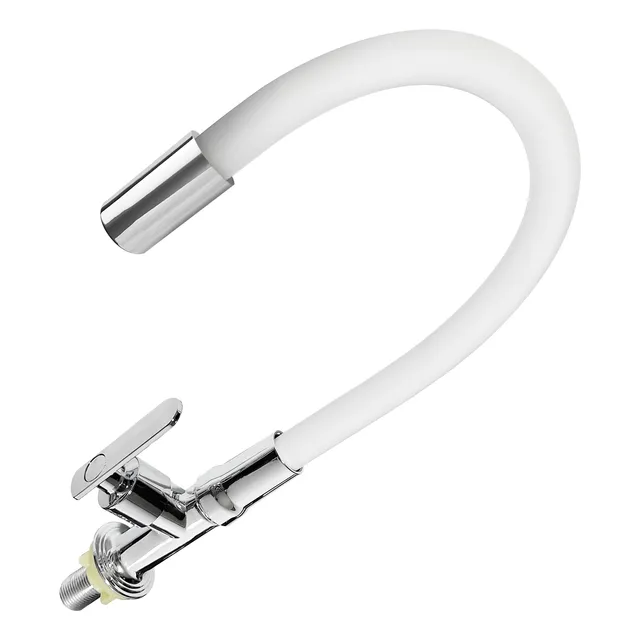 Llave Grifería Lavaplatos Mesón Cuello Flexible Ahorradora