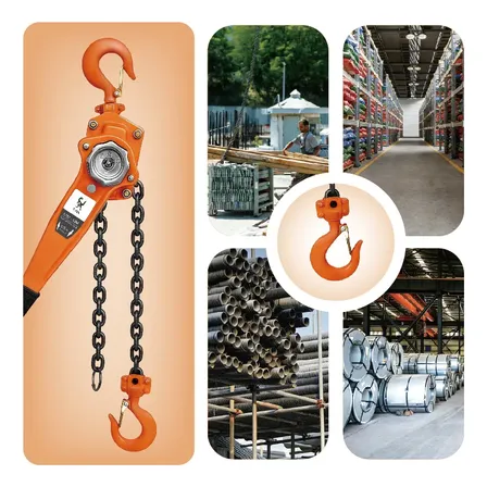 Pro Talha Manual Com Alavanca 0.75t 1.8m Com Corrente 0.75t 1.8m