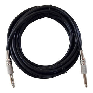 Cabo Mxt Emborrachado P10 X P10 Mono Preto - 5 Metros Cabo Mxt Emborrachado P10 X P10 Mono Preto - 5 Metros