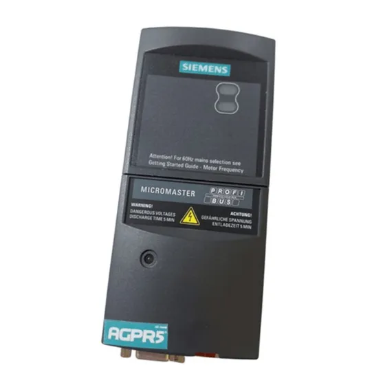 Módulo Profibus Siemens 6se6400-1pb00-0aa0