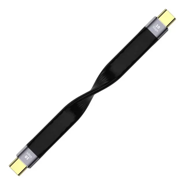 Cable Tipo C A Tipo C Corto 13cm 10gbps 4k Envio A Regiones