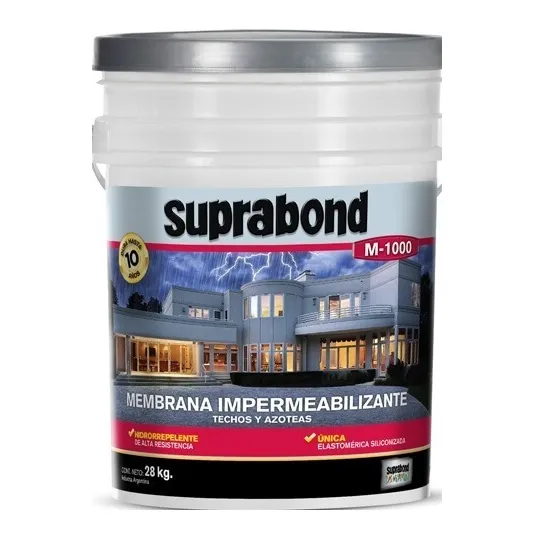 Suprabond M-1000 Membrana Impermeabilizante 5.6kg Color Blanco