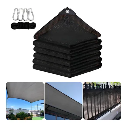 3*3m Tela Toldo Garagem Estacionamento 90%  Acabamento Preto 3*3m