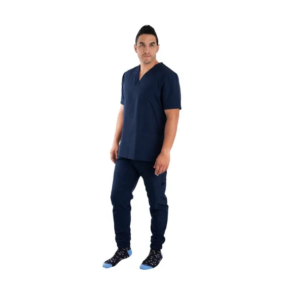 Uniforme Pijama Medica Hombre Antifluido Scrub 