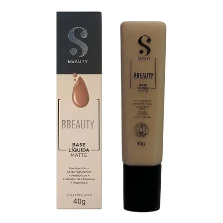 Base Líquida Suelen Makeup Bbeauty Matte Cor 05 Fosca Antienvelhecimento