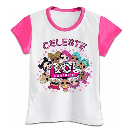 Franela Camisa Niña Lol Surprise En Algodon
