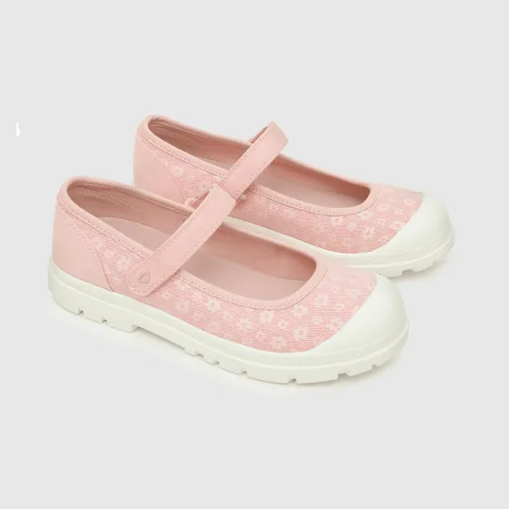Ballerina De Niña Estampada Flores Rosa Colloky