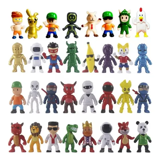V For 32pcs Juguetes Modelo Stumble Fall Guys Nuevas /