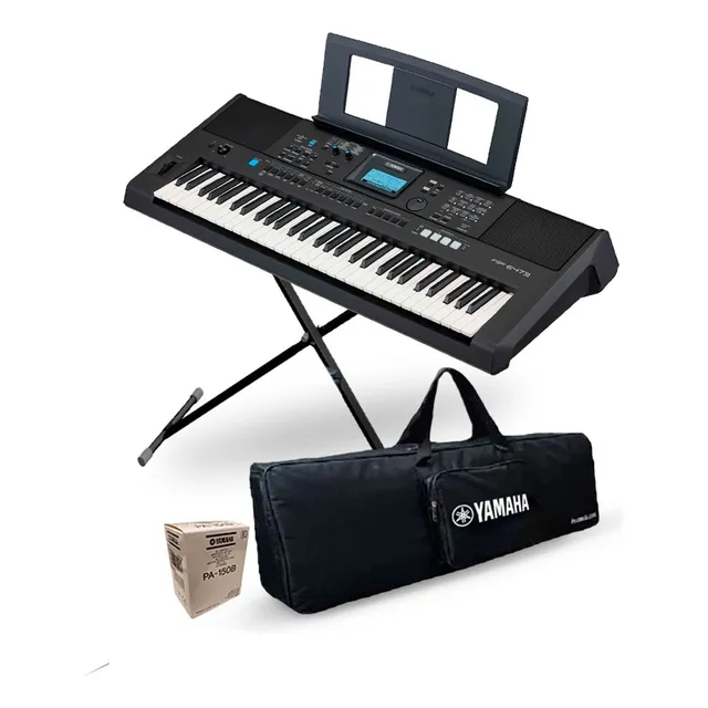 Teclado Yamaha Psr-e473 Pack Avanzado + Adaptador Original