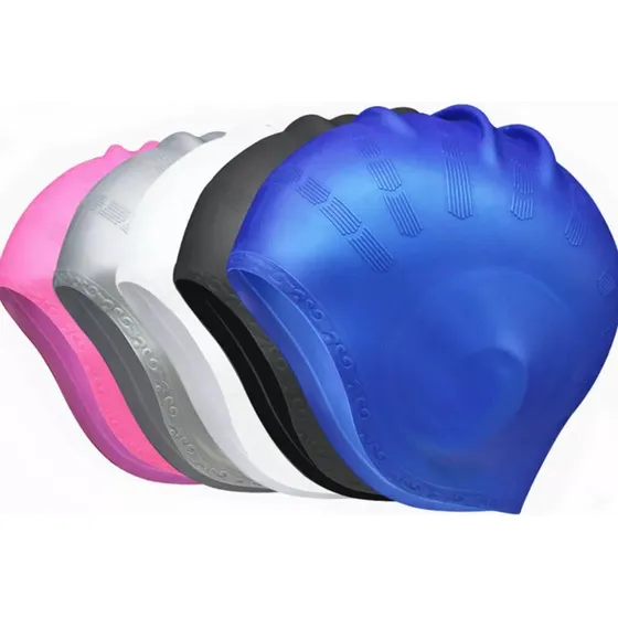 5 Gorros De Natación Impermeables For Cabello Largo