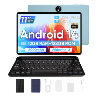 Tablet Android 14 Teclado, Funda, Ratón, Lápiz Tuohaitime Tablet Android 14 Teclado, Funda, Ratón, Lápiz Tuohaitime