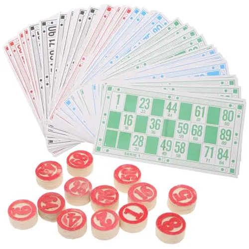 Juego De Lotería Rusiano, Tarjetas De Bingo Juego De 8s3ki