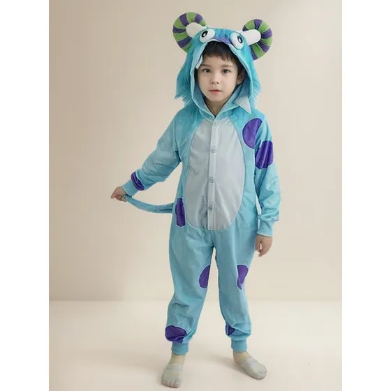 Pijama Infantil Monster University Kigurumi Niño Mike Wazows