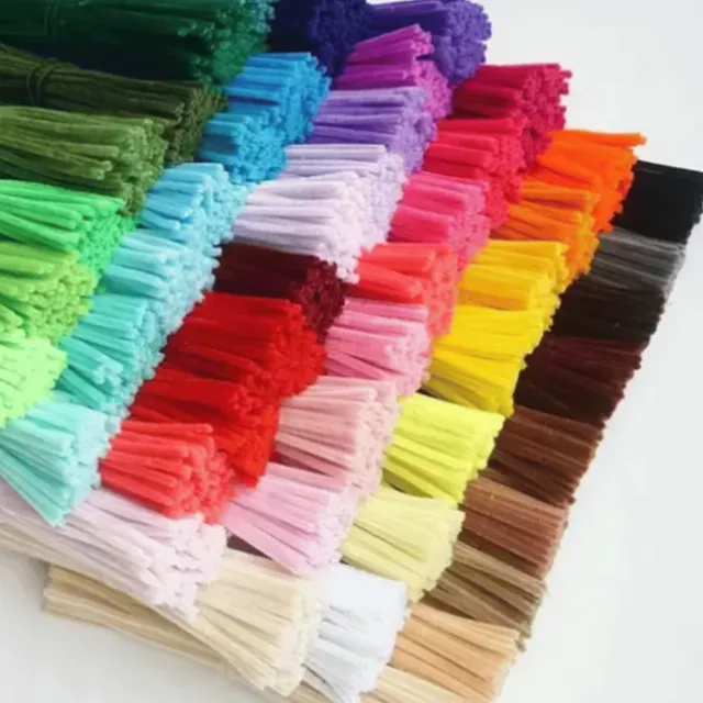 300 Limpia Pipas  Colores A Elección Artesanías Manualidades