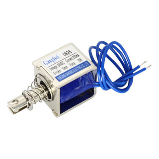 Atuador Solenoide 24v 350ma 20n Curso 10mm Jf-0826b Atuador Solenoide 24v 350ma 20n Curso 10mm Jf-0826b