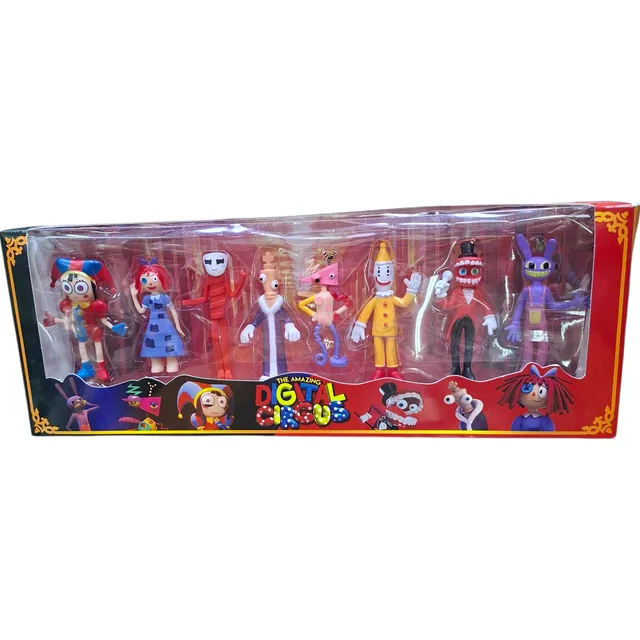 Set De Figuras Digital Circus 8cm Colección
