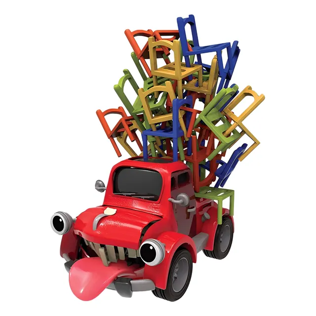 Juego De Mesa Troca Loca Camioneta Movimiento Apila Sillas N