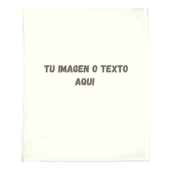 Frazada Personalizada Con Foto O Imagen  Indiv 1.60x1.80m
